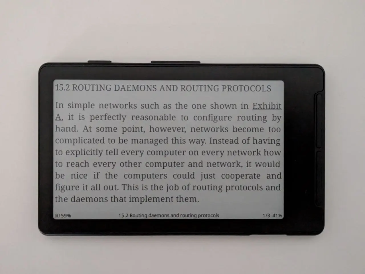 Xteink X4 eReader display